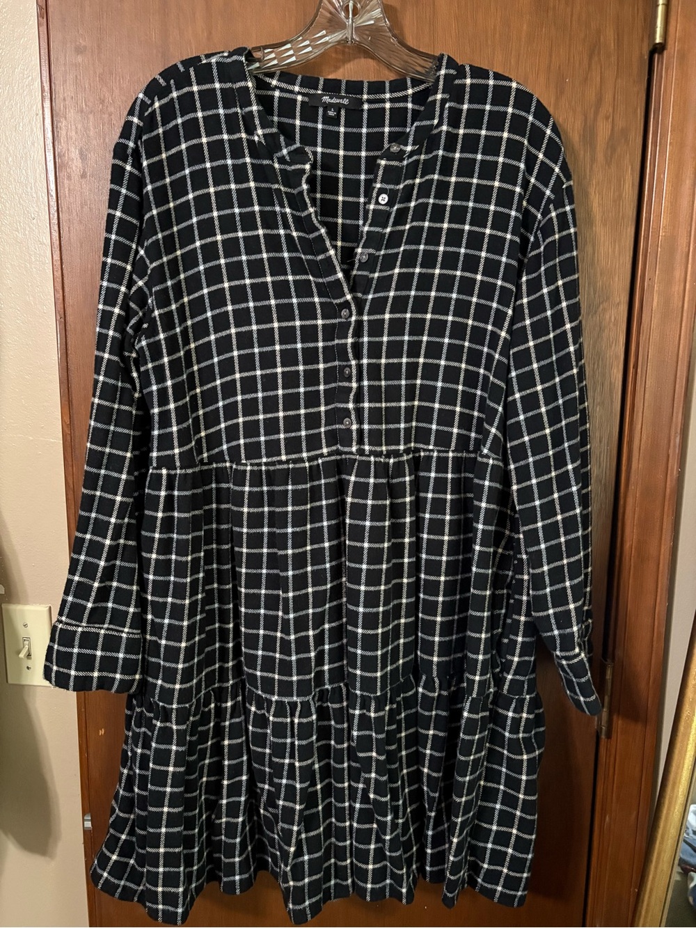 Madewell Flannel Dress
